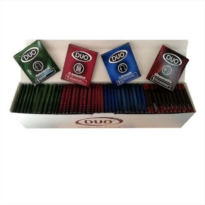 Preservativos duo surtido x 1 unidad