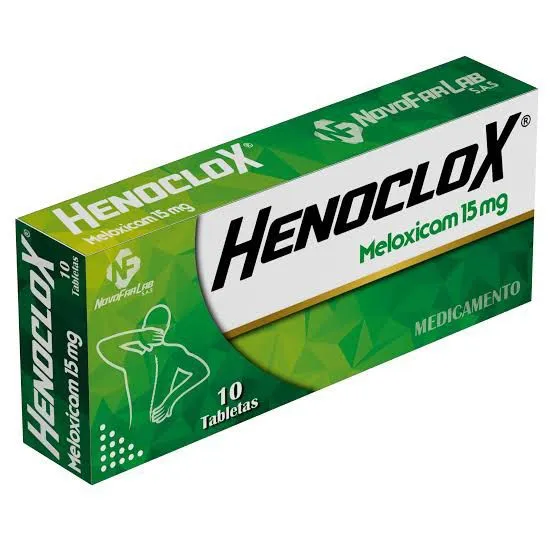 Meloxican 15mg Henoclox Caja x 10 tabletas novofar