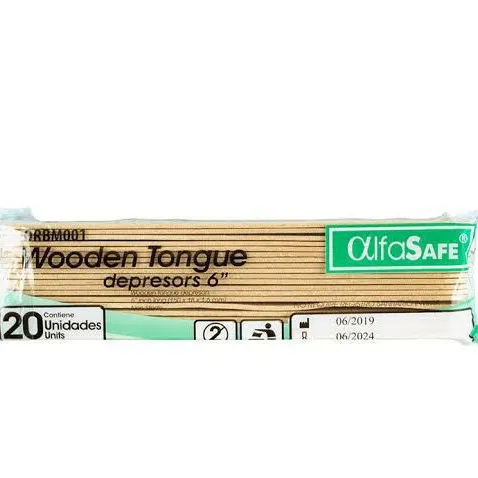 Bajalenguas Alfa Safe x 20 unidades