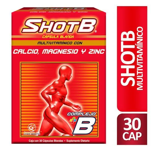 Shot B caja x 30 capsulas Genoma Lab