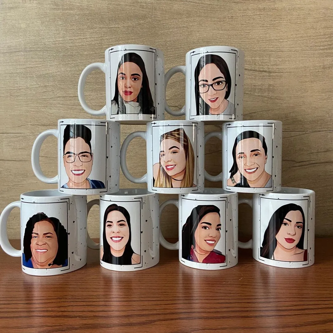 MUG CON CARICATURA PERSONALIZADO
