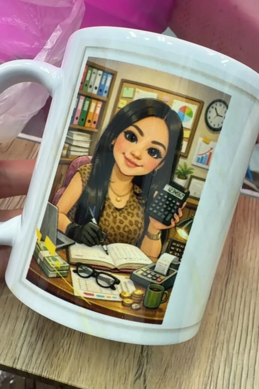 MUG CON CARICATURA PERSONALIZADO