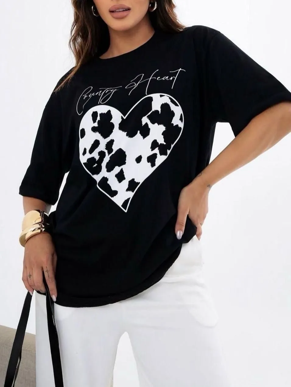 CAMISETA COW PRINT