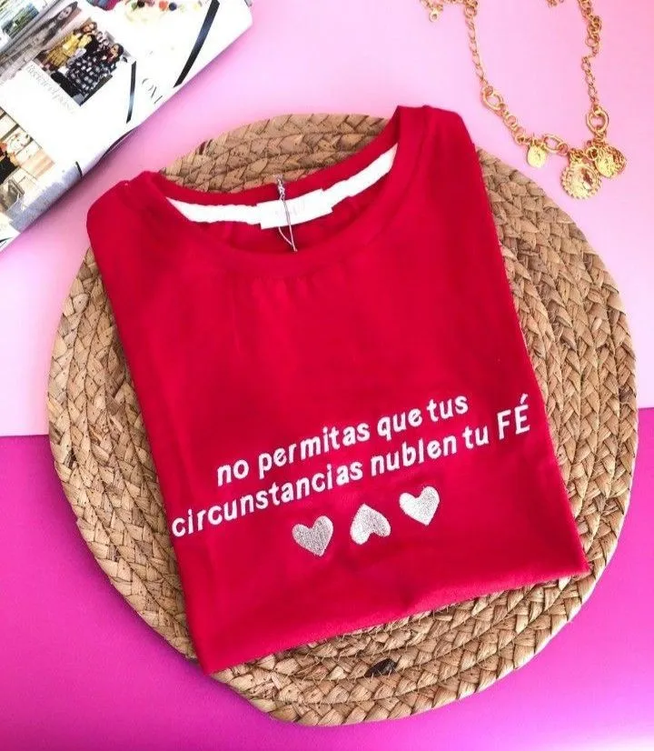 BASICA BORDADA ALGODON 