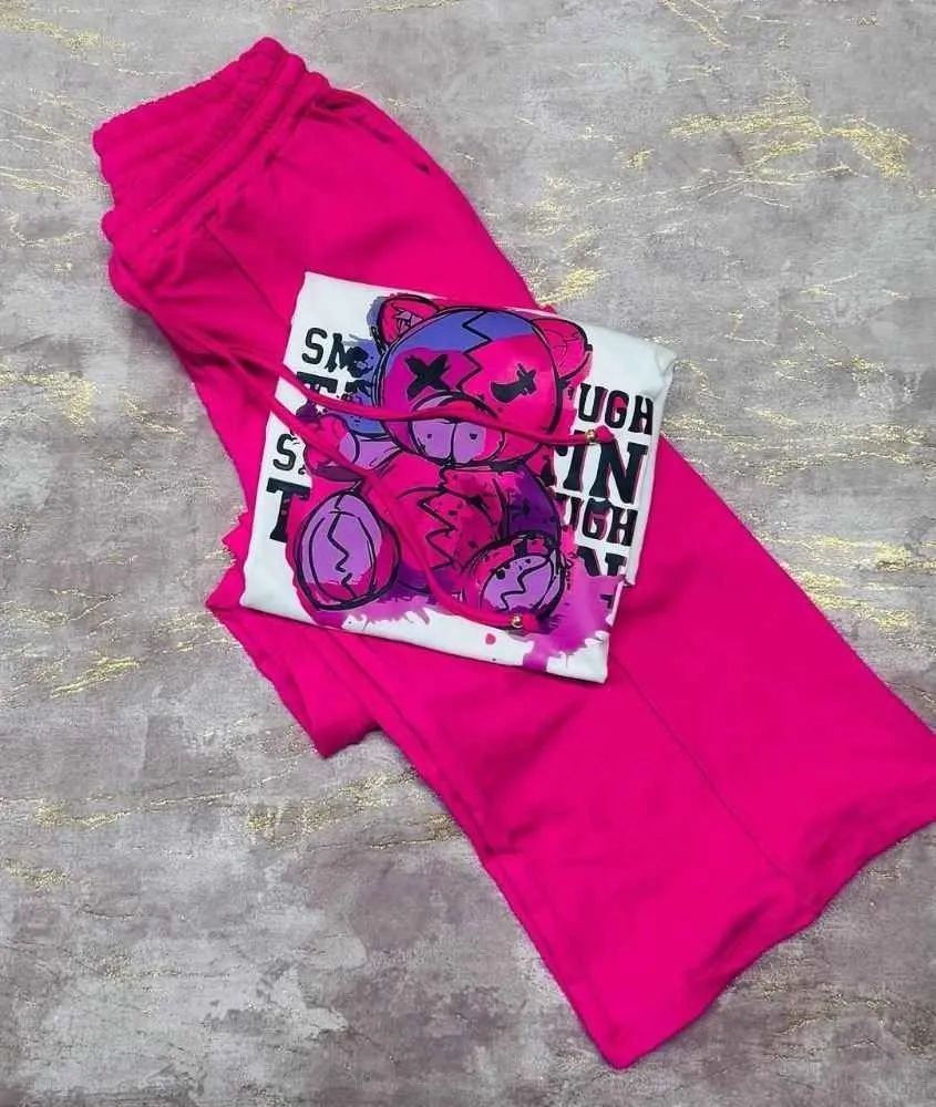 CONJUNTO SUDADERA BOTA RECTA BURDA