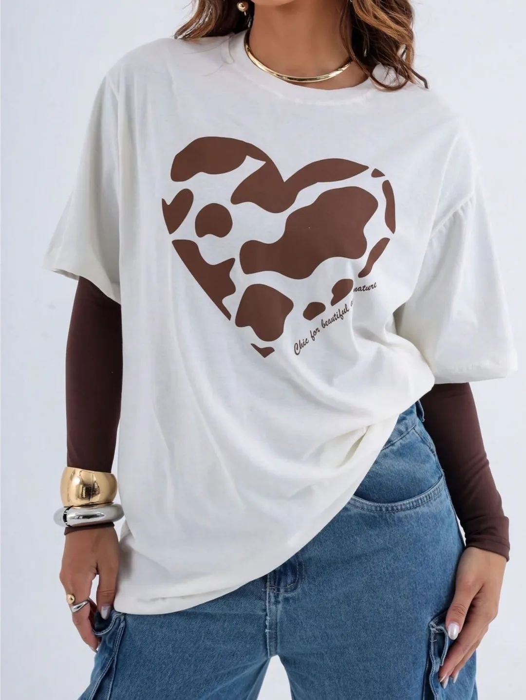 CAMISETA COW PRINT