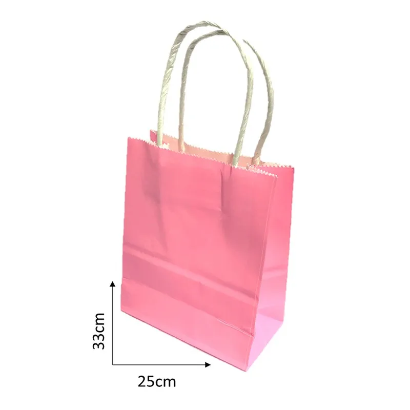 Bolsa Kraft 26X33 Rosado