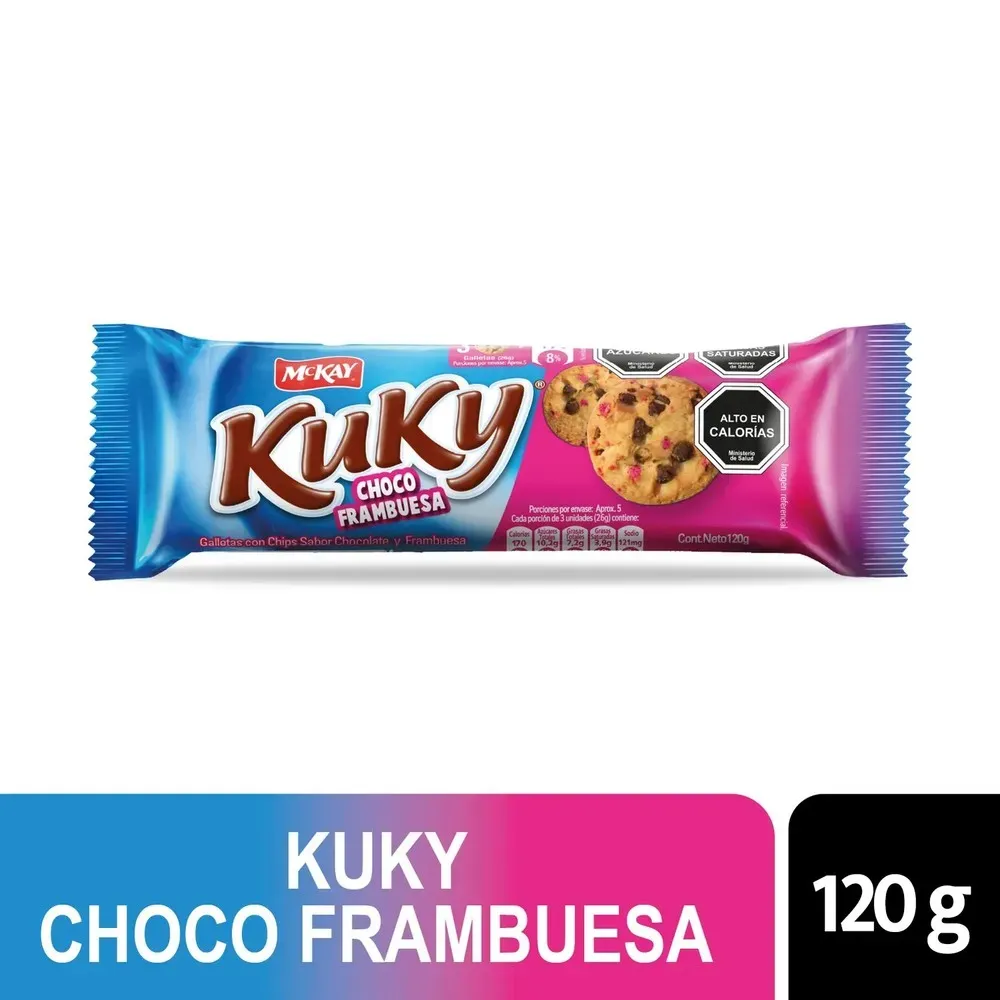 Alvi - ZZ Galletas Kuky frambuesa 120 gr