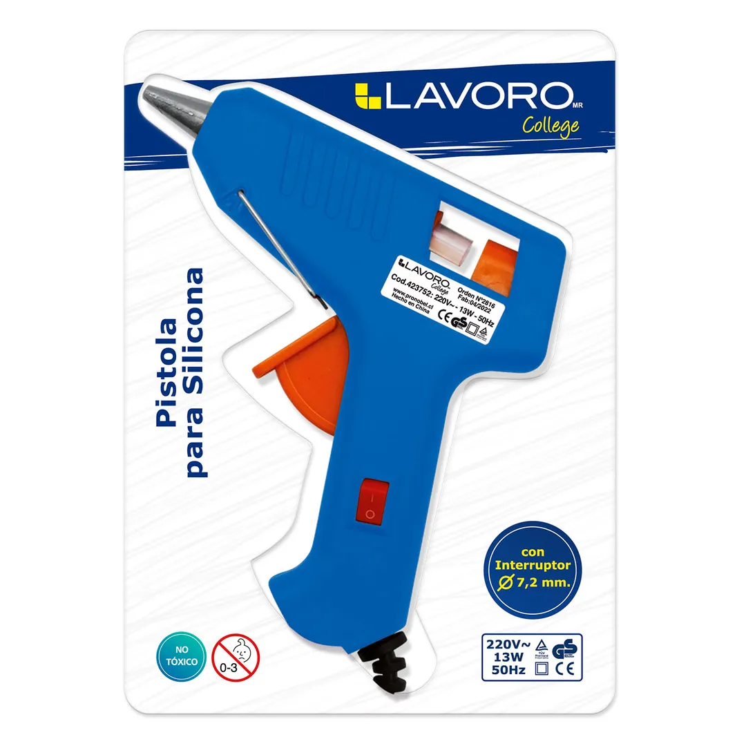 Pistola de Silicona Lavoro