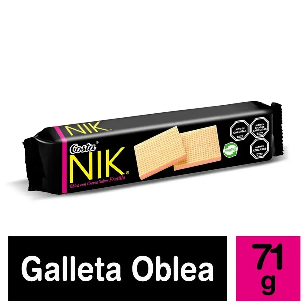 Alvi - ZZ Galletas Nik Frutilla 71g