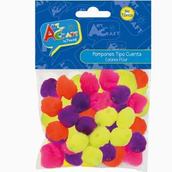 Jamila - ZZZ POMPONES COLORES FLOUR ART&CRAFT