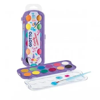 Jamila - ZZZZZ ACUARELA 30MM 12 COLORES CANDY COLLECTION GIOTTO