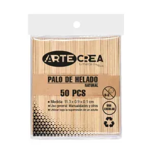 Ecocraft - Z Palos de Helado Natural ArteCrea