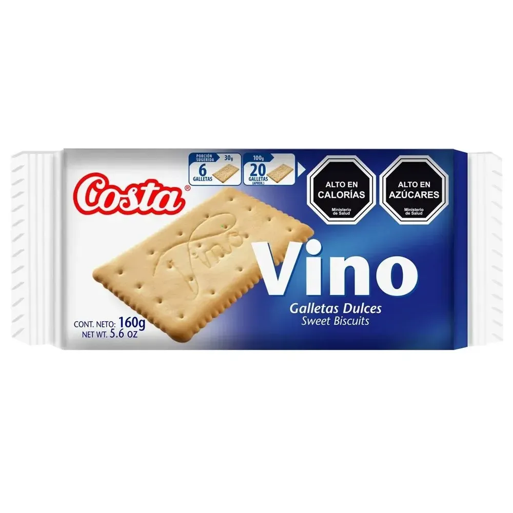 Alvi - ZZ Galletas Costa Vino 160g