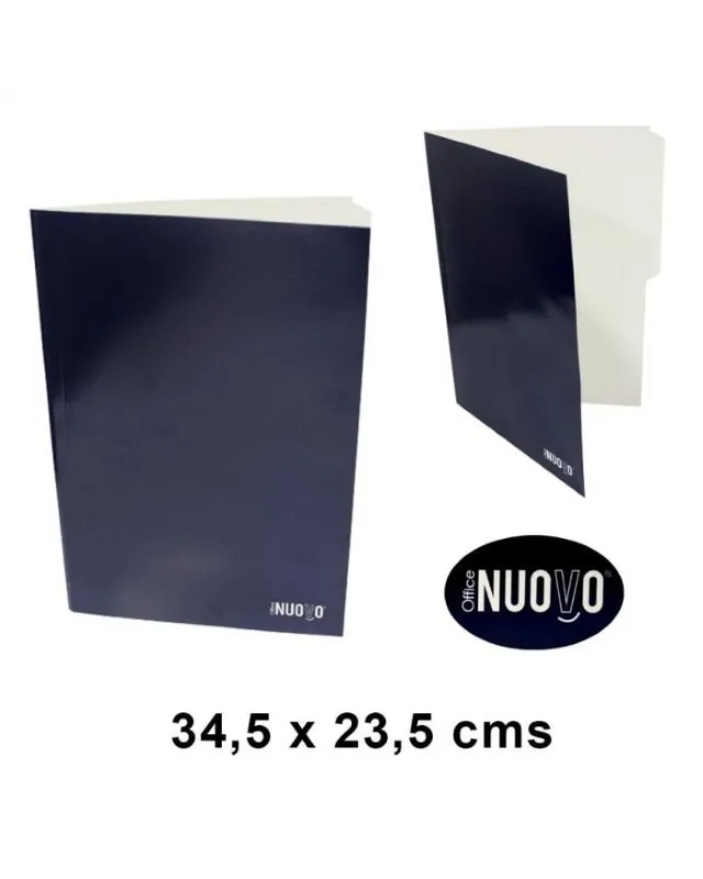 Carpeta Carton Simple Azul