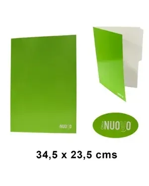 Ecocraft - ZZ Carpeta Carton Simple Verde Claro