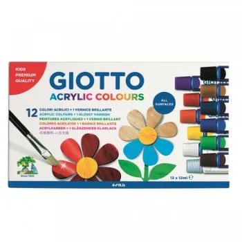 Jamila - ZZZZZ SET 12 ACRILICOS 12ML GIOTTO