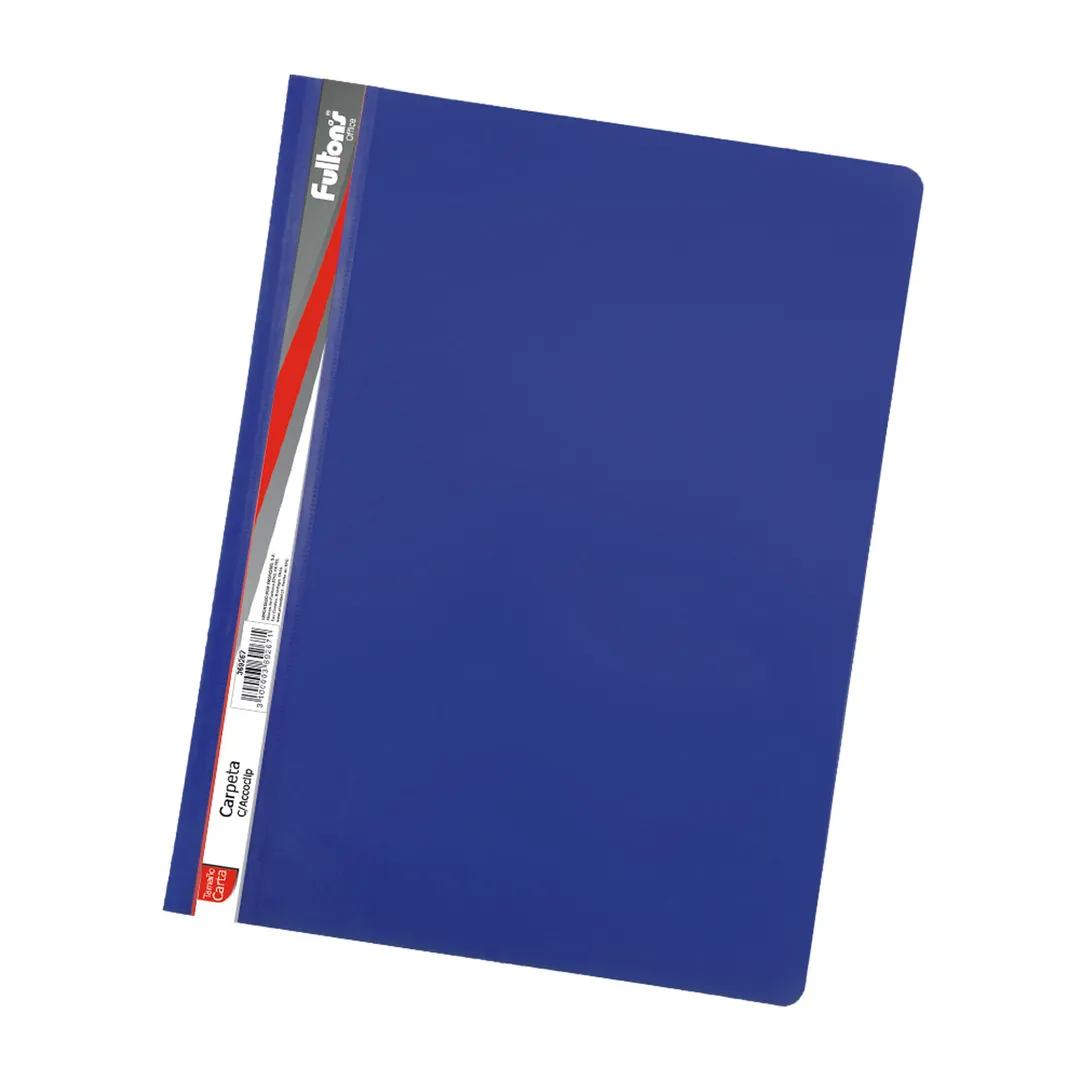 Jamila - ZZZ CARPETA FASTENER CARTA AZUL