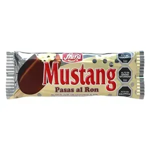 Helado Mustang Pasas al Ron