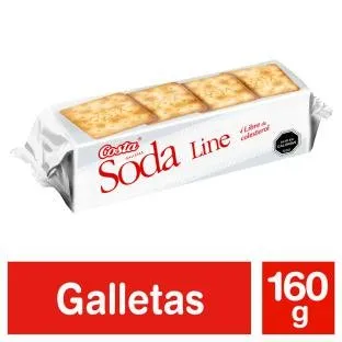 Alvi - ZZ Galletas Soda Costa Line 160g