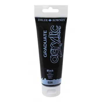 Jamila - ZZZZZ ACRILICO 120ML BLACK NOIR DALER ROWNEY