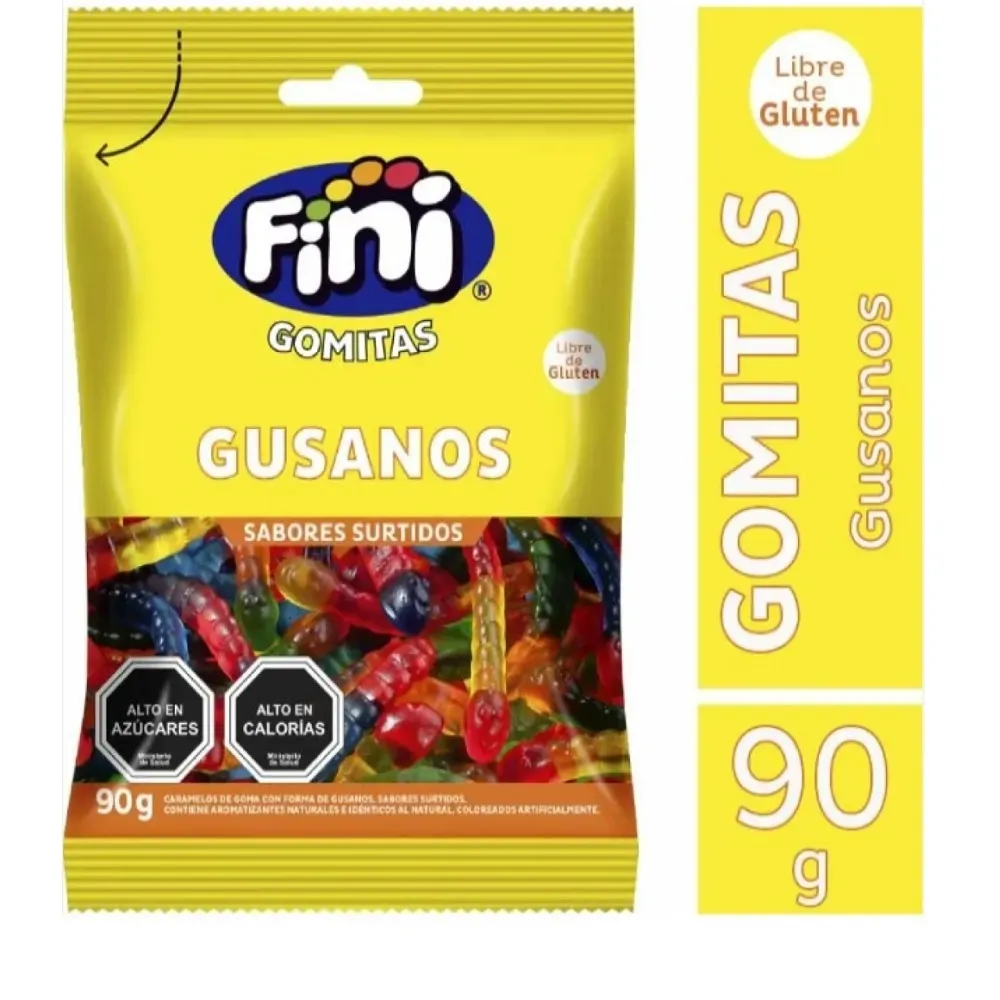 Alvi - ZZ Gomitas fini gusano Dulce 90g