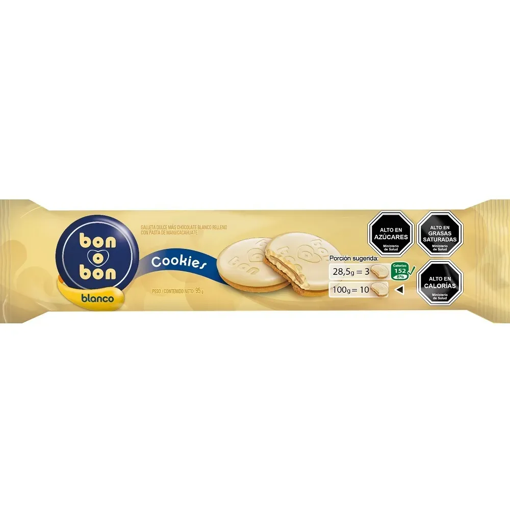Alvi - ZZ Galleta Bon o bon chocolate Blanco