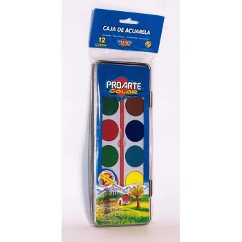 Jamila - ZZZZZ ACUARELA 12 COLORES EN CAJA PROARTE
