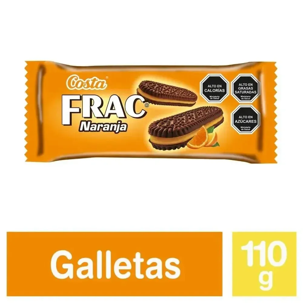 Alvi - ZZ Galletas Frac Naranja 110g