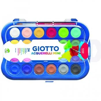 Jamila - ZZZZZ ACUARELA MINI 24 COLORES 23MM GIOTTO