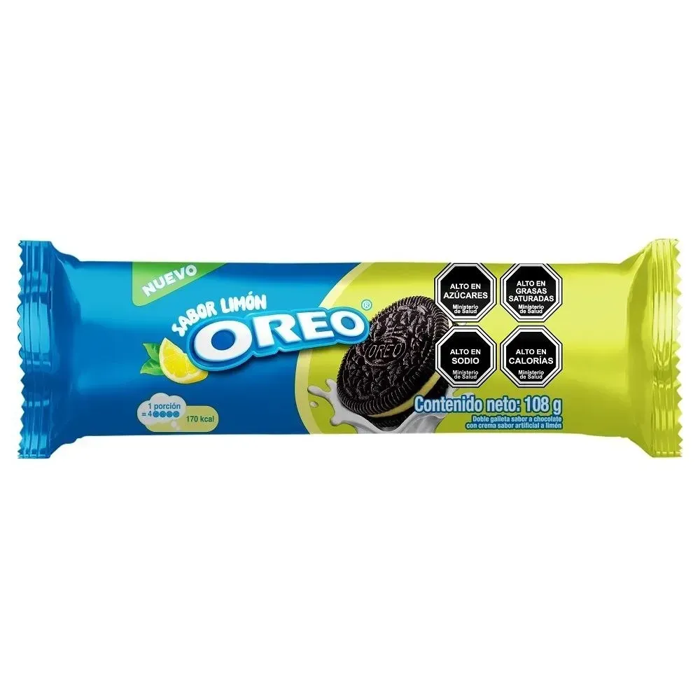 Alvi - ZZ Galletas Oreo sabor limón 108g