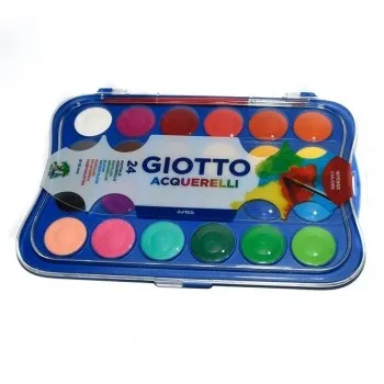 Jamila - ZZZZZ ACUARELA 24 COLORES 30MM GIOTTO
