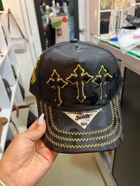 GORRA TRES CRUCES CAMUFLADA