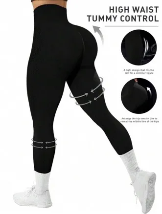 licra negra talla S-M