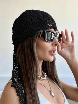accesorio cabello tejido
