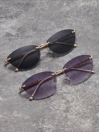 gafas de moda clásicas geométrica