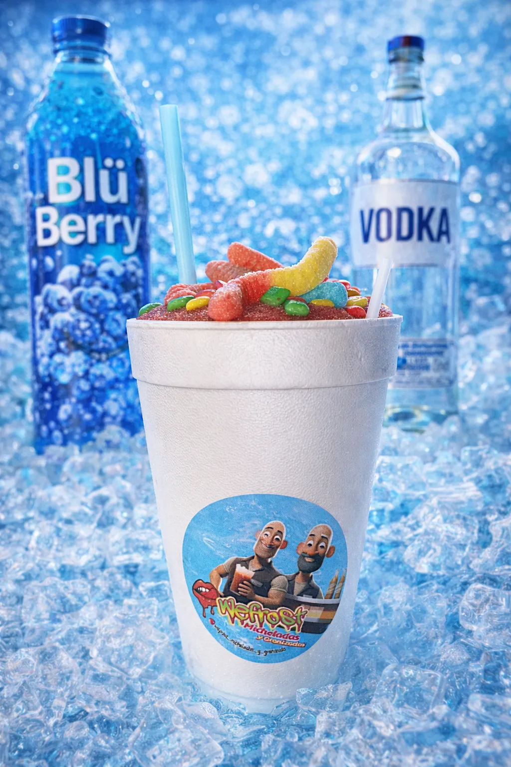 GRANIZADO BLU BERRY 16OZ