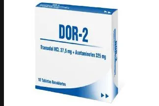 dor-2 (acetaminofen+Tramadol) sobre x 10