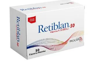 vitamina A 50000 ui sobre x 10 retiblan