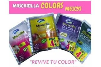 mascarilla colors h sobre x 30ml meicys