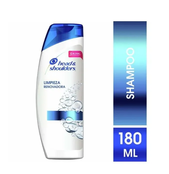shampoo head & shoulders limpieza profunda x 180ml