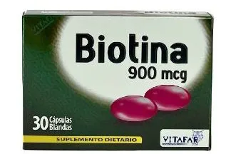 biotina x 900mcg caja x 30