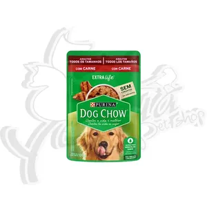 DOG CHOW ADULTO TODAS LAS RAZAS CARNE - SOBRE 100 GR