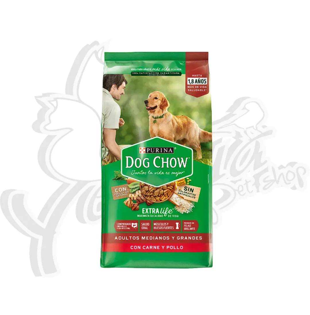 DOG CHOW ADULTO MEDIANOS Y GRANDES X 500 GR - GRANEL