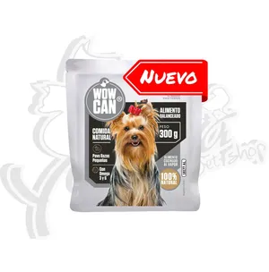 WOW CAN  RAZA PEQUEÑA OMEGA PAVO 300gr