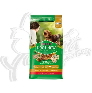 DOG CHOW ADULTOS RAZAS PEQUEÑAS Y MINIS X 475 GR 