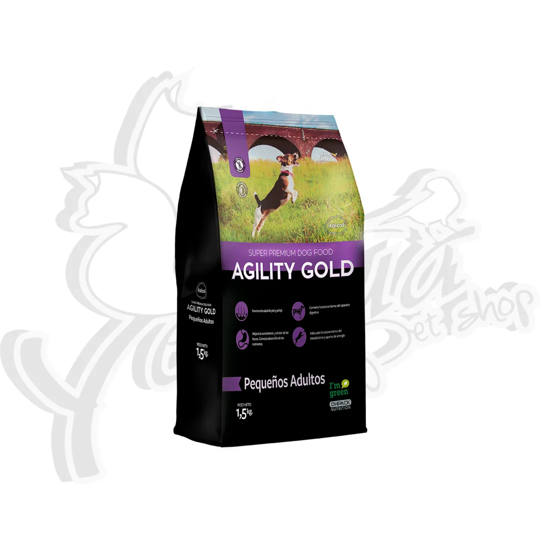 AGILITY GOLD PEQUEÑOS ADULTOS 1.5KG