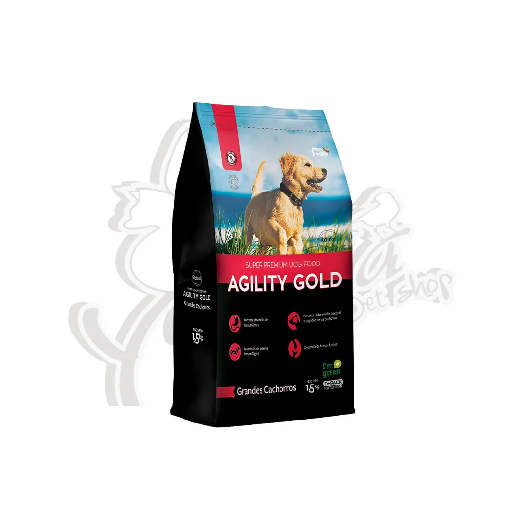 AGILITY GOLD GRANDES CACHORROS 1.5KG