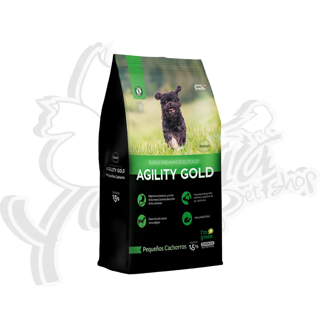 AGILITY GOLD PEQUEÑOS CACHORROS 1,5KG