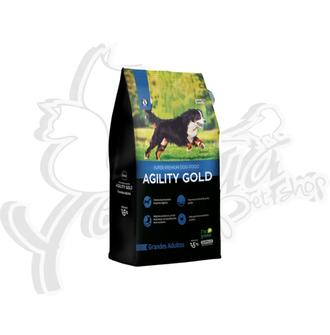 AGILITY GOLD GRANDES ADULTOS 1.5KG